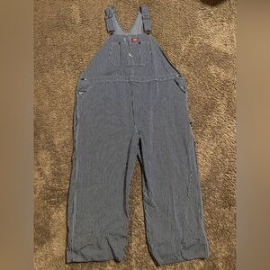 Vintage Dickies Hickory stripe bib overalls 00s size 50x30